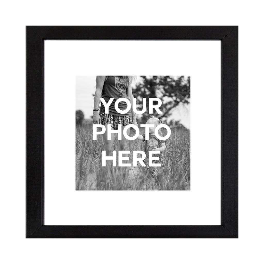 Violet - Square Frame, Mat Board & Print