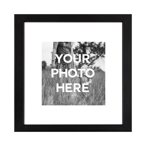 Violet - Square Frame, Mat Board & Print