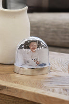 Photo Glitter Globe - Silver