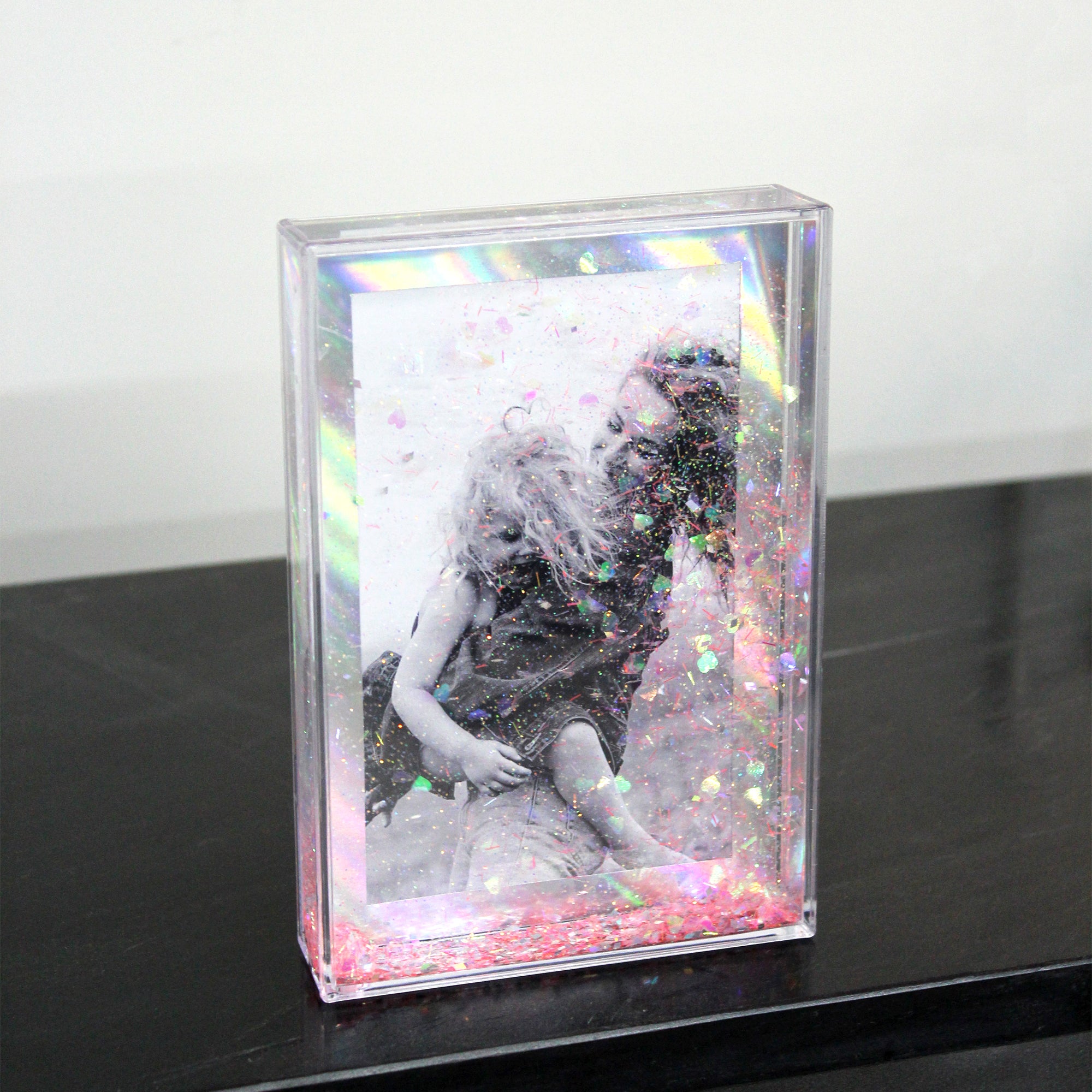 Instax Polaroid Glitter Picture Frames Liquid Glitter Blue Star