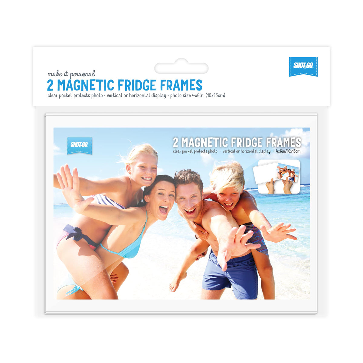 Magnetic Fridge Frames - Clear