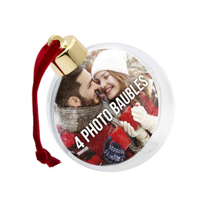Photo Bauble 4 Pack