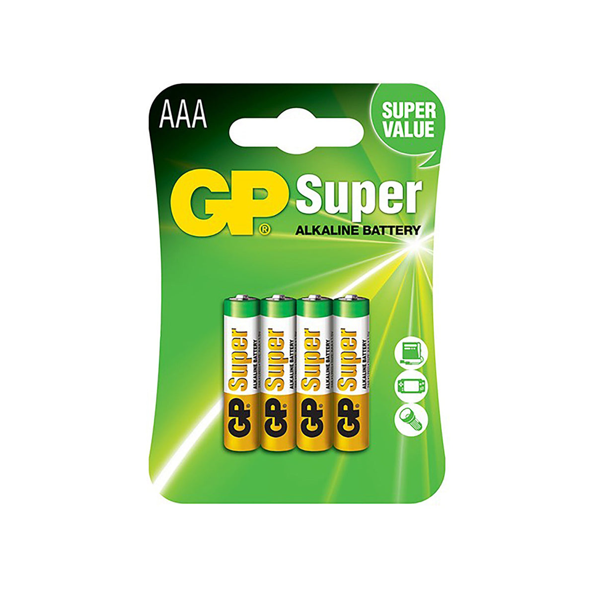 Super Alkaline Batteries (4pk)