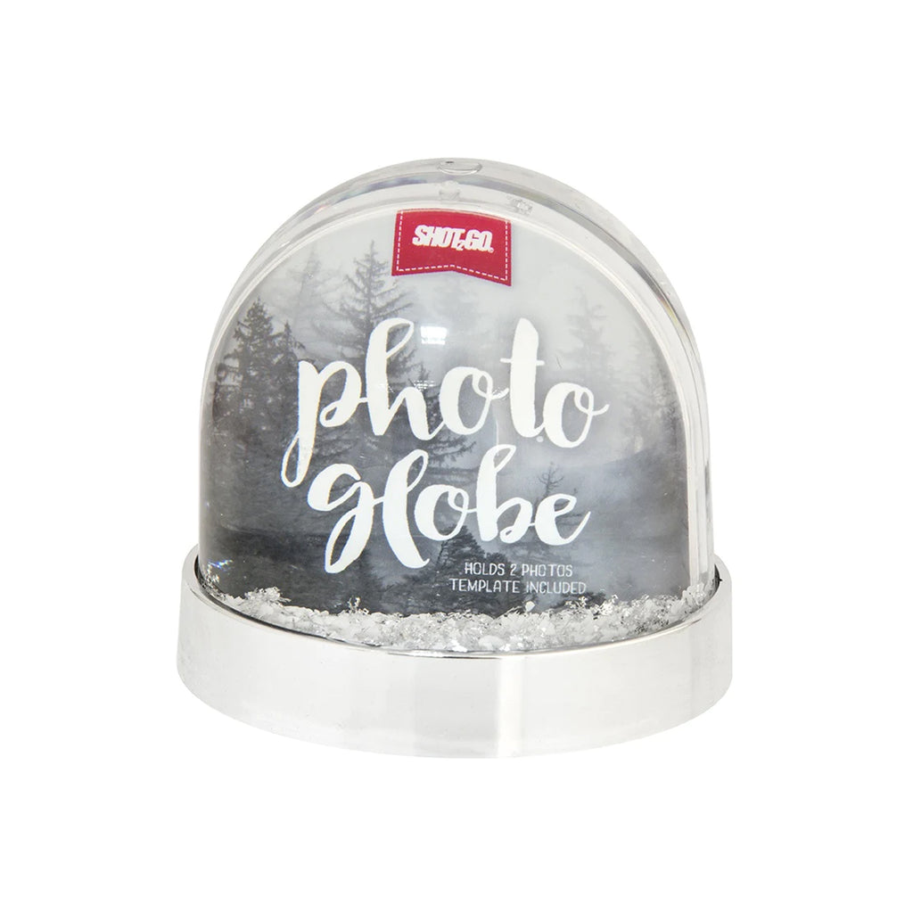 Photo Glitter Globe - Silver