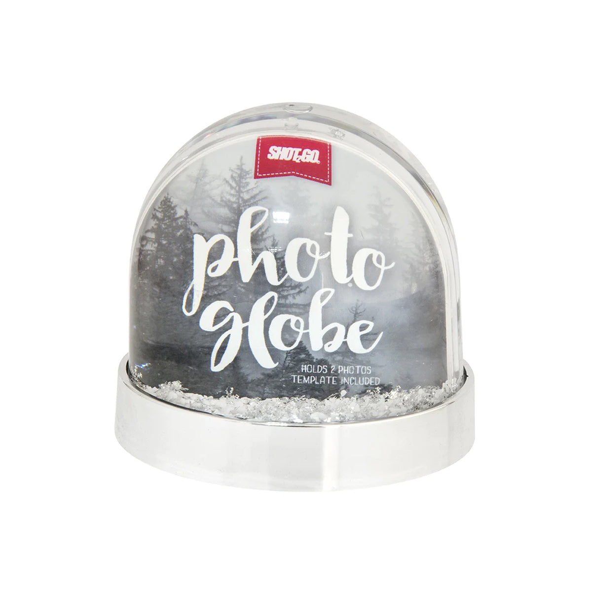 Photo Glitter Globe - Silver