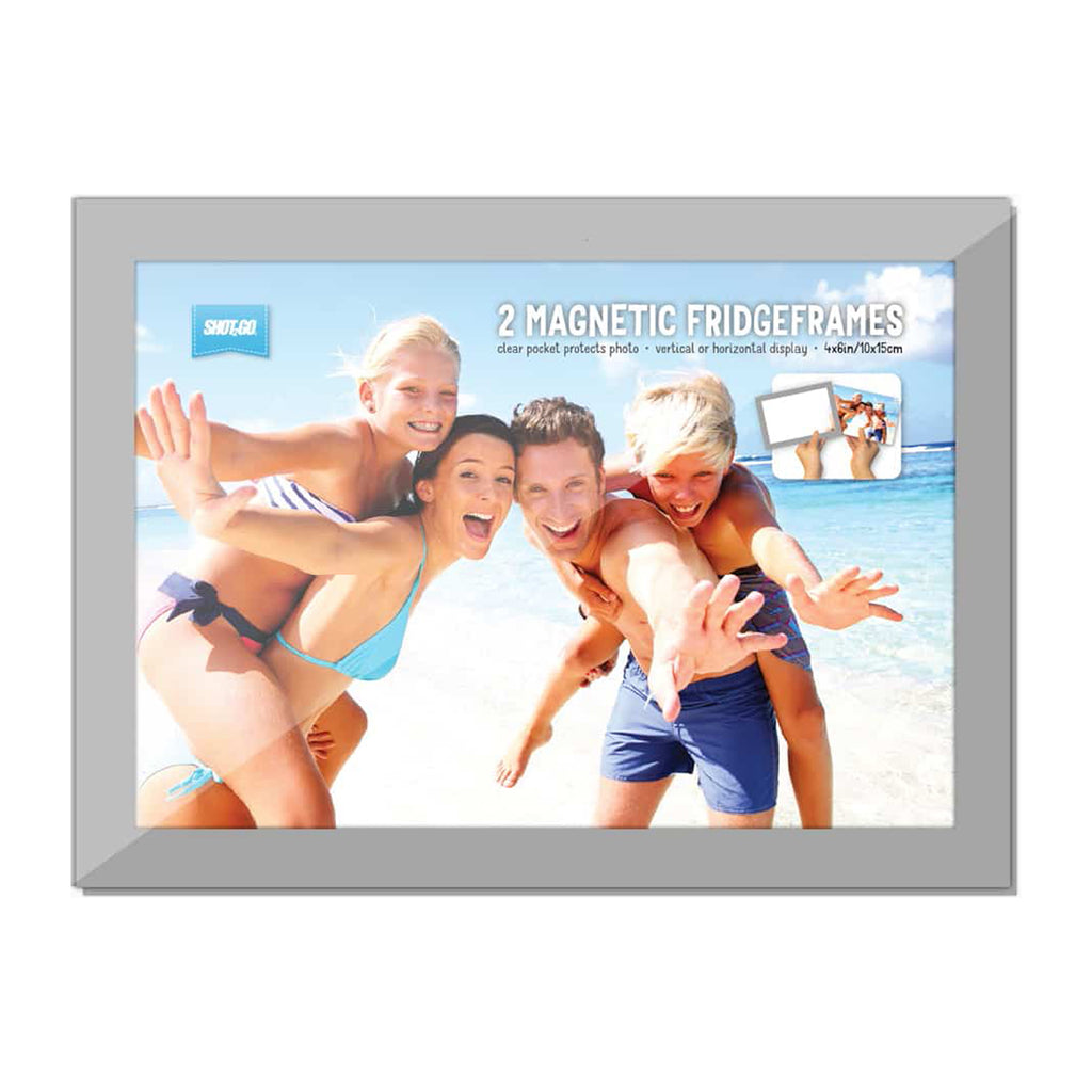 Magnetic Fridge Frames & Prints - Silver