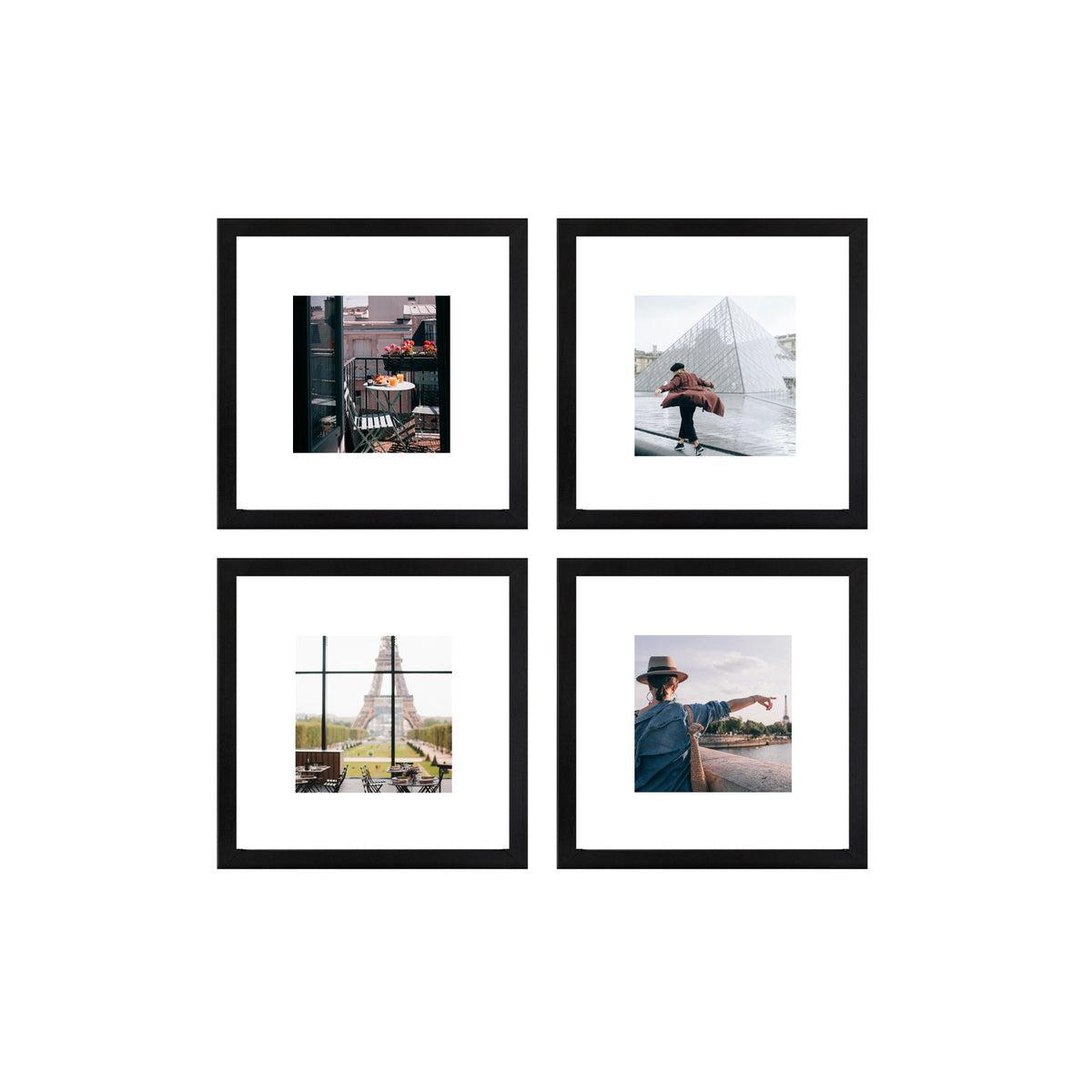 Violet - Square Frame Gallery Wall (x4)