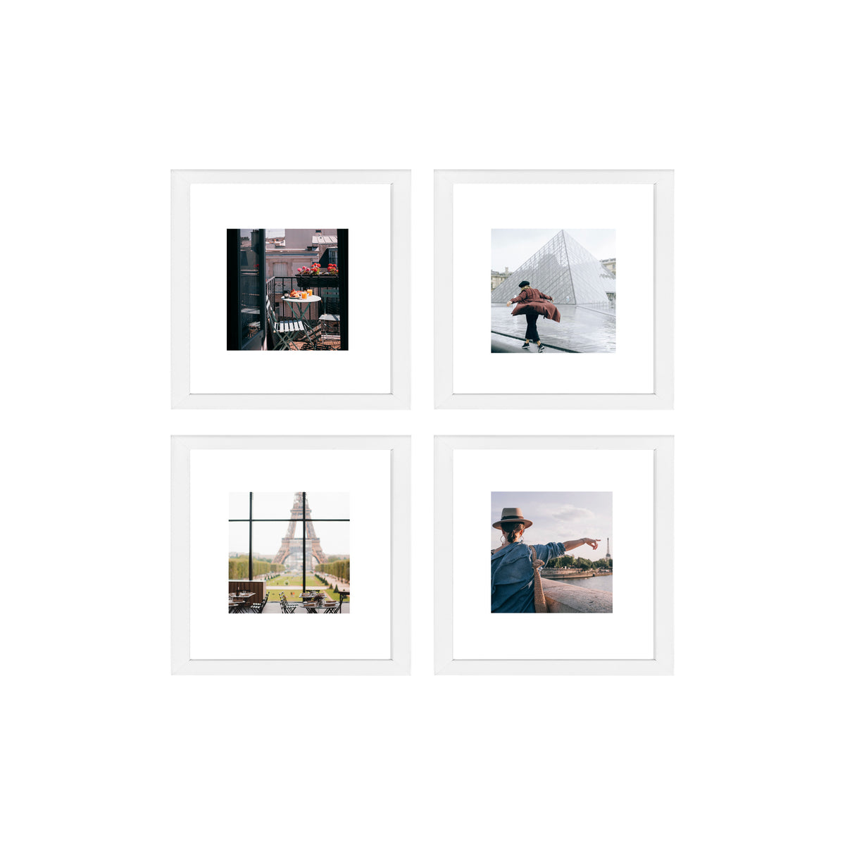 Violet - Square Frame Gallery Wall (x4)