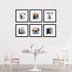 Violet - Square Frame Gallery Wall (x6)