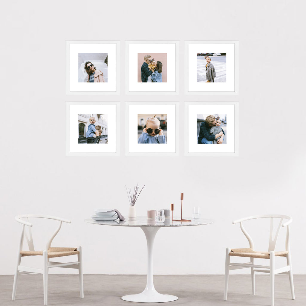 Violet - Square Frame Gallery Wall (x6)