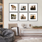 Violet - Square Frame Gallery Wall (x6)