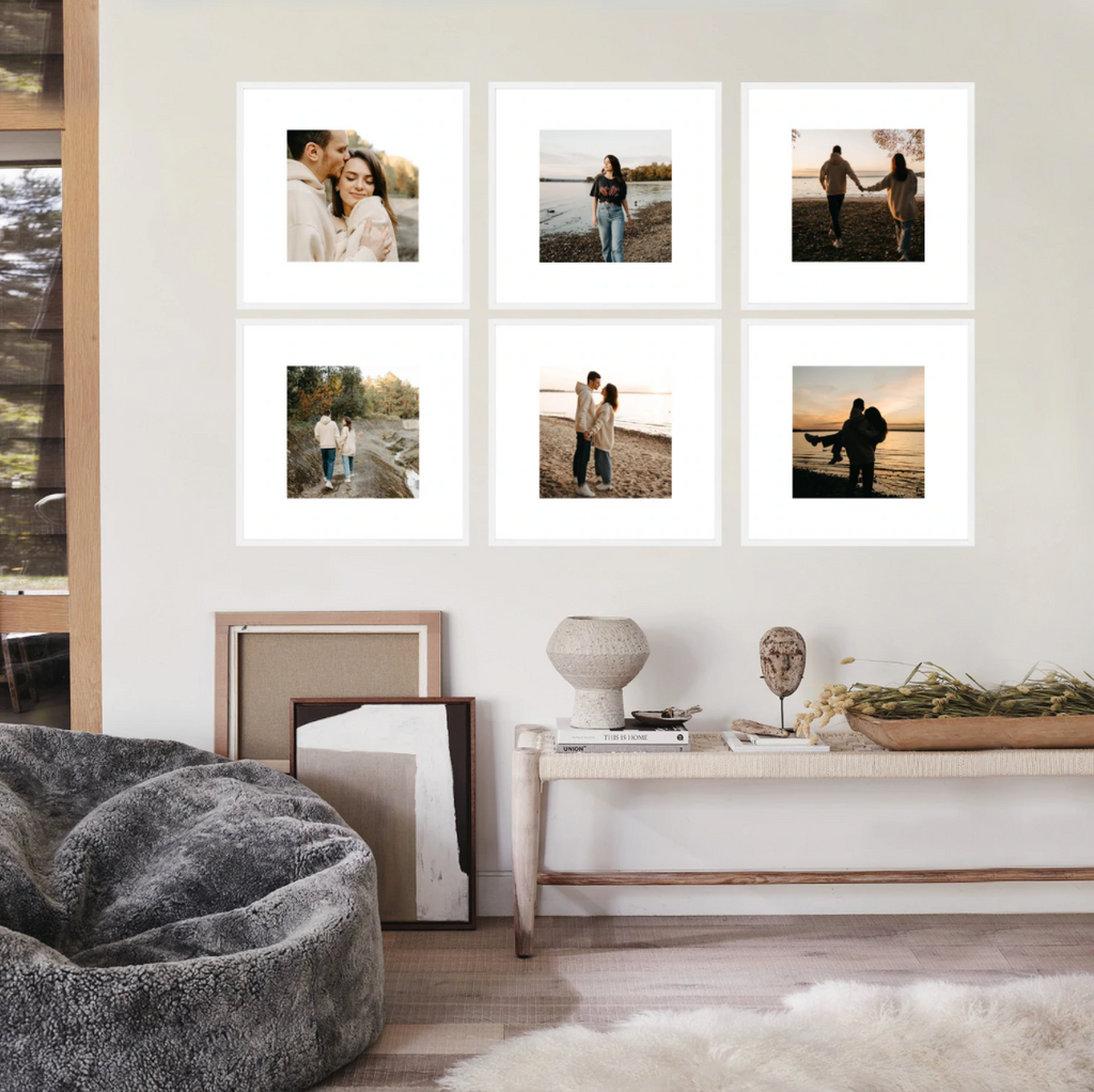 Violet - Square Frame Gallery Wall (x6)