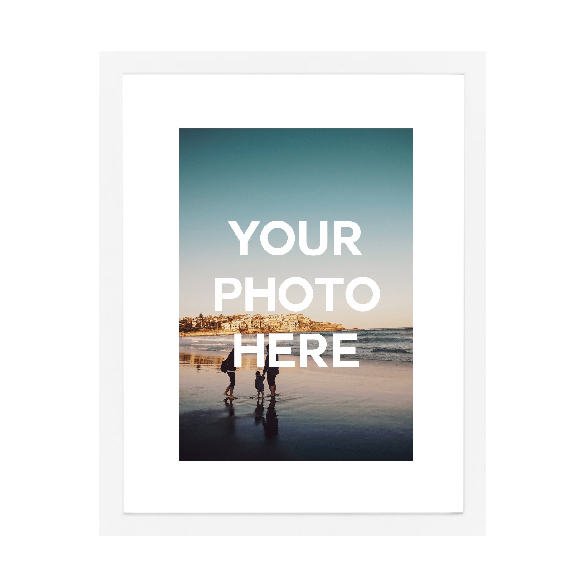 Violet - Frame, Mat Board & Print