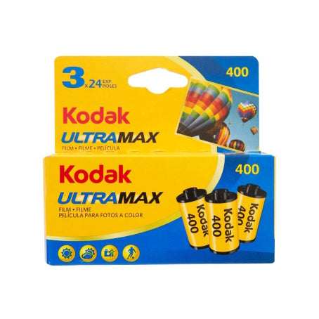 Kodak UltraMax 400 135/24 3-Pack Card